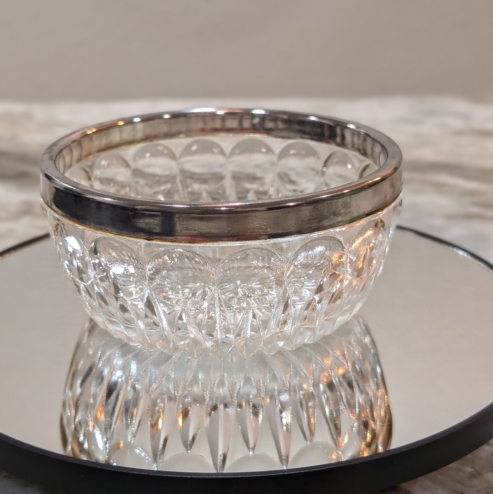Vintage Leonard Crystal Italian Bowl - Picture 3 of 7